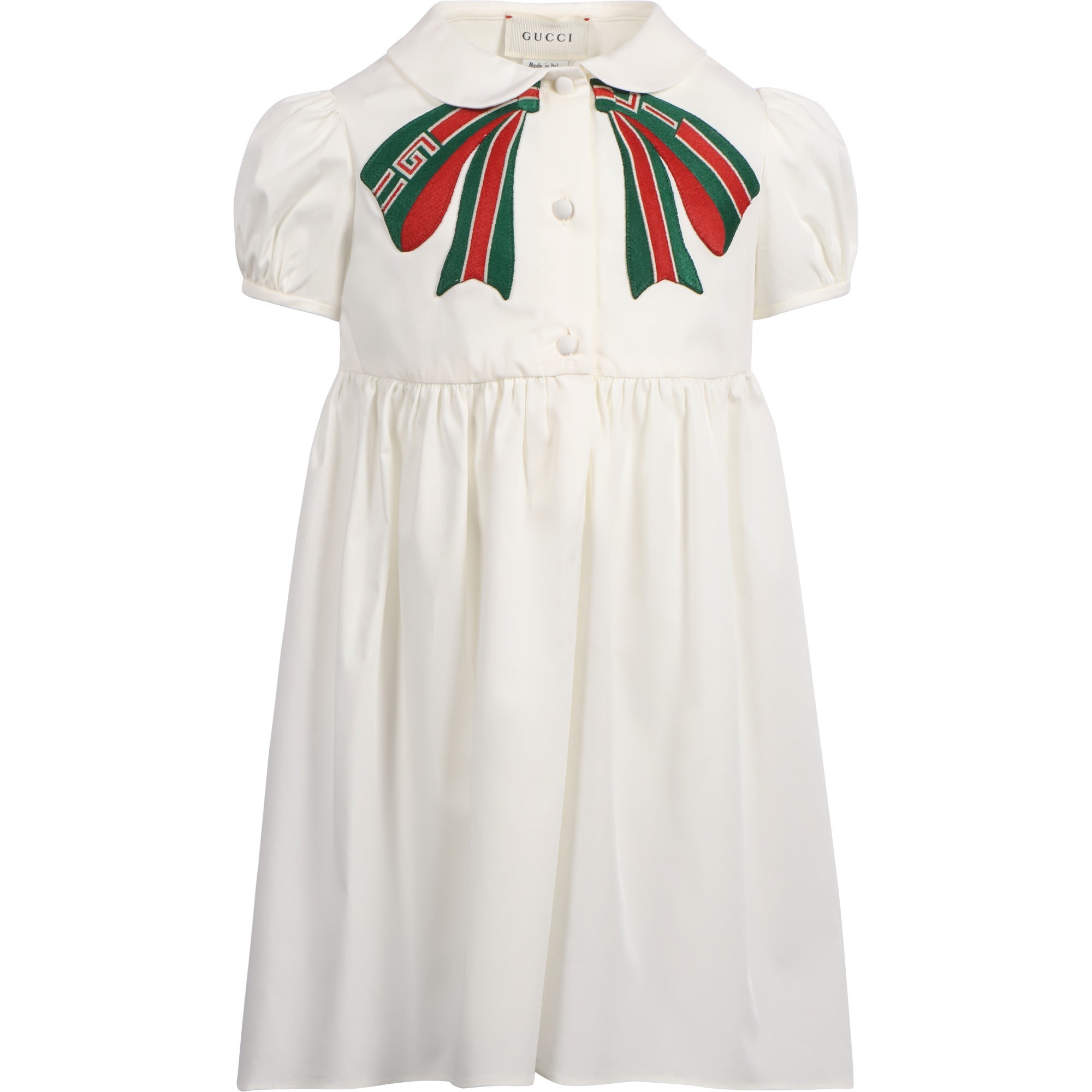 Gucci Baby Pretty Bow Dress in White —