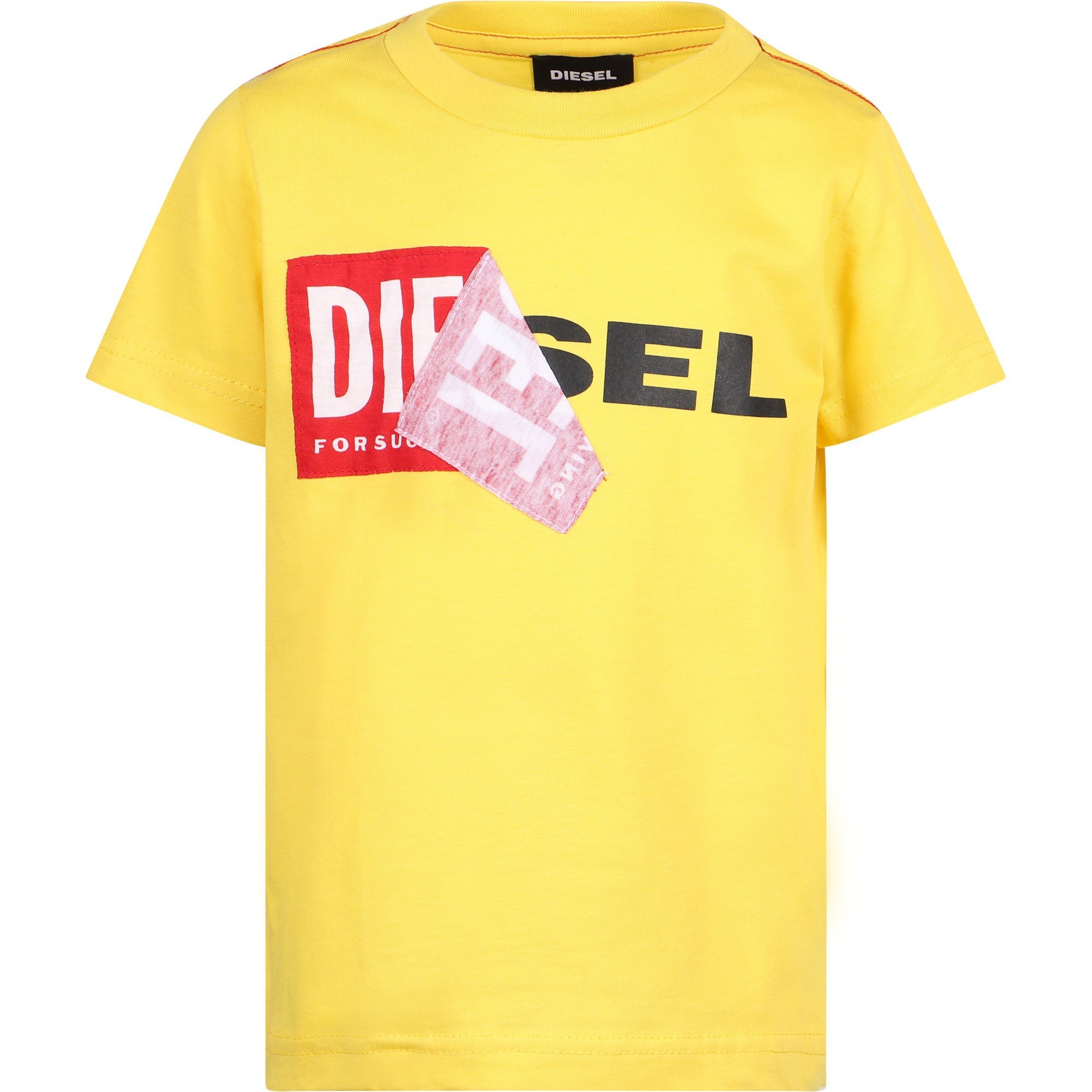 diesel t shirt yellow
