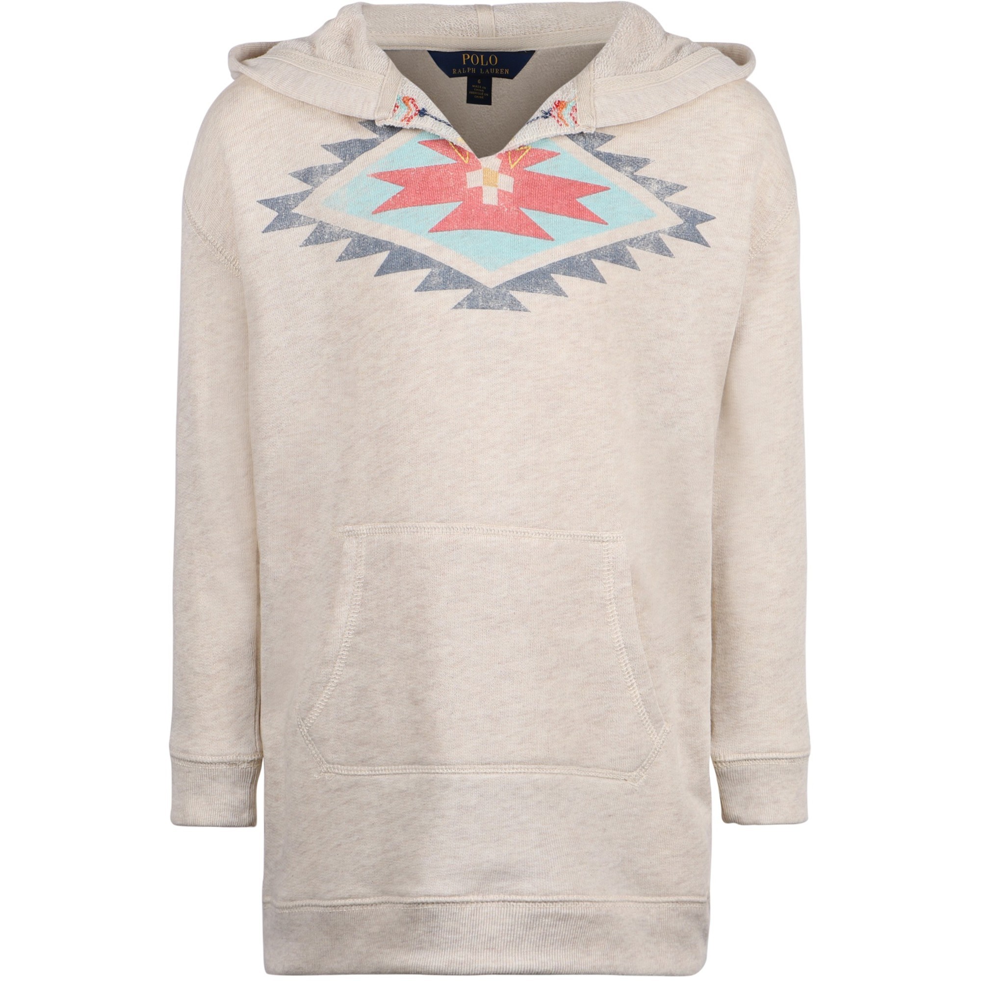Western print hoodie clearance