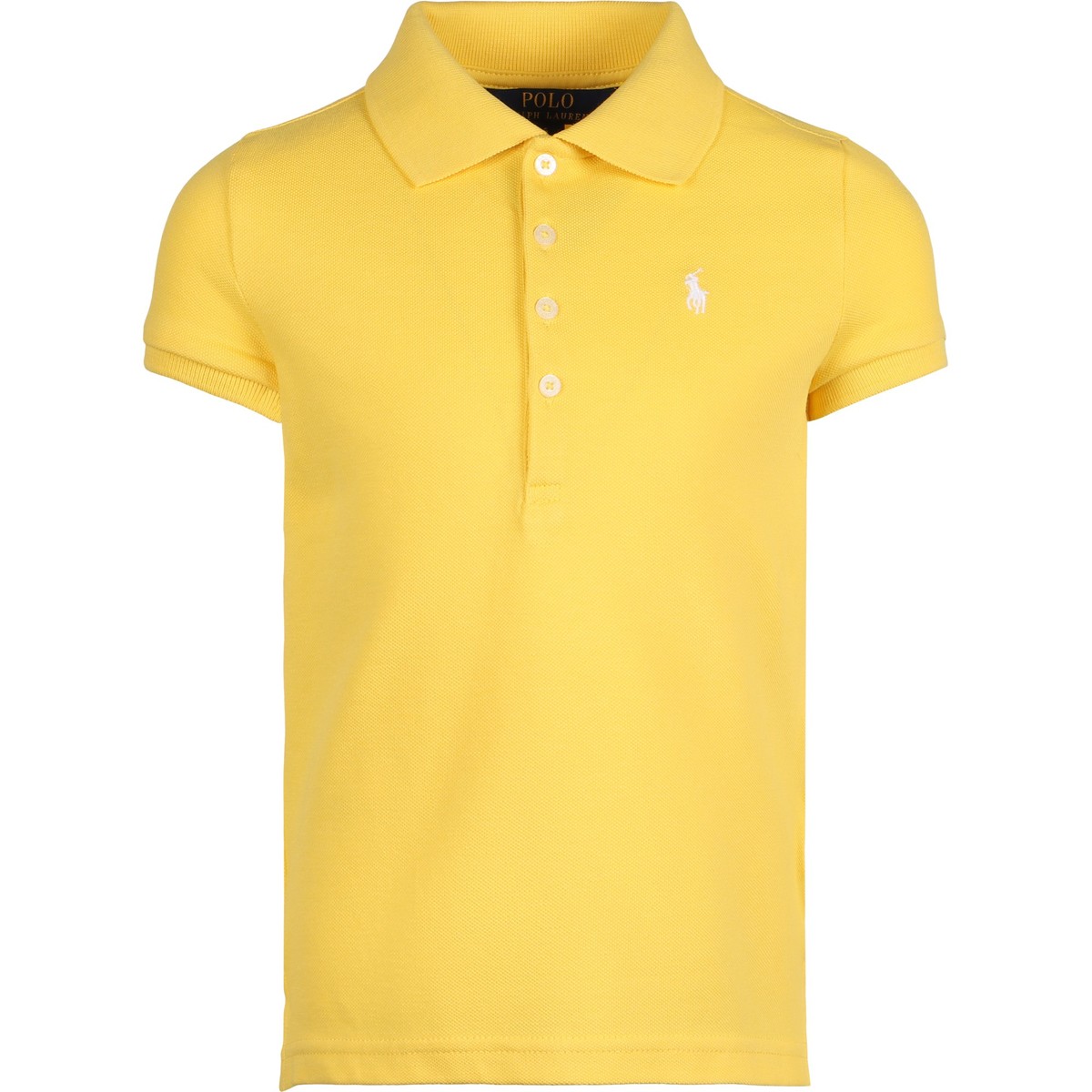 Polo Ralph Lauren Girls Polo Shirt in Yellow —