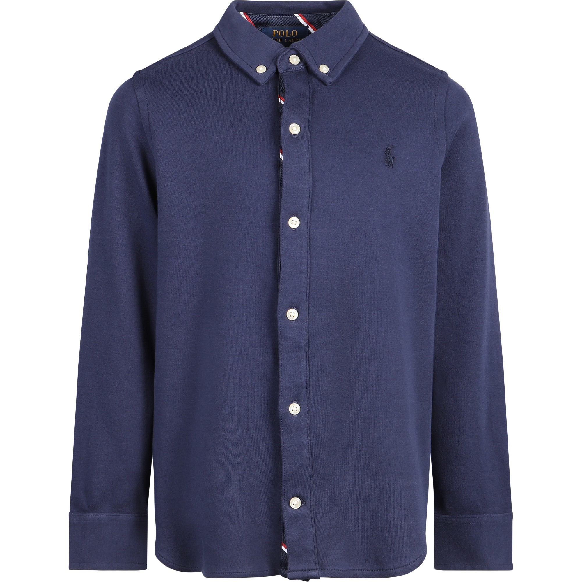 Polo Ralph Lauren Boys Jersey ButtonUp Shirt in Navy