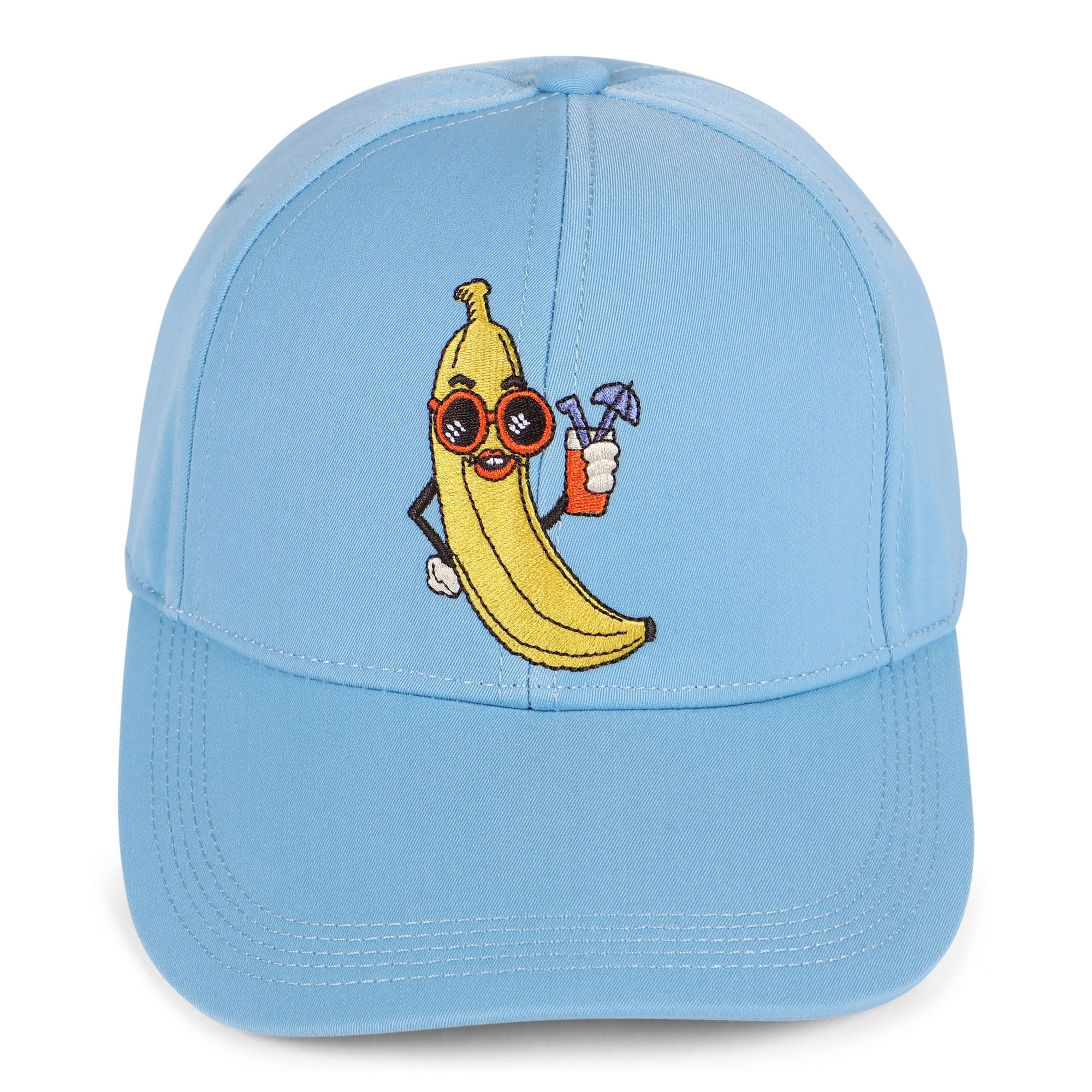 Mini Rodini Banana Cap in Blue