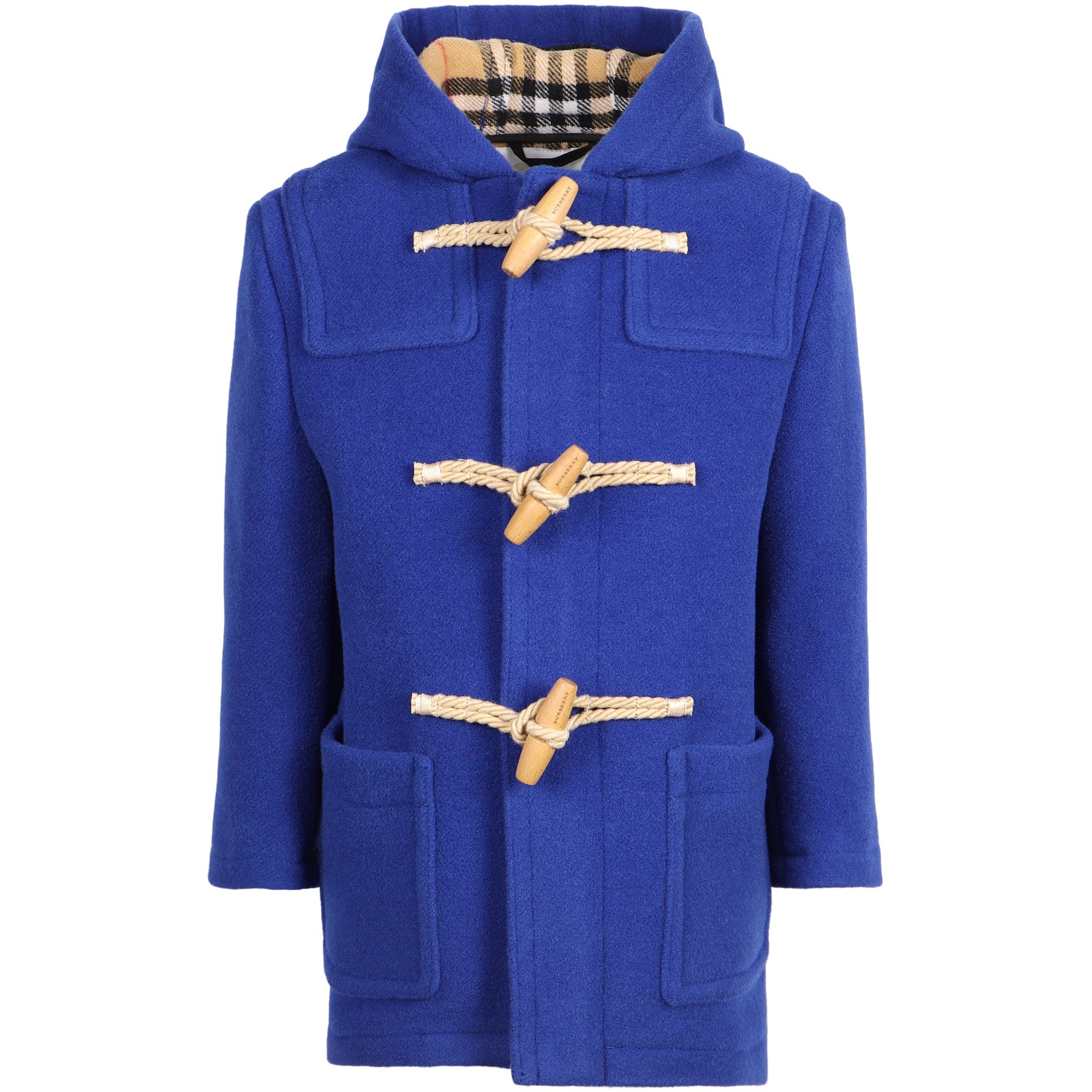 Burberry Burberry Baby Double Faced Duffel Coat in Blue