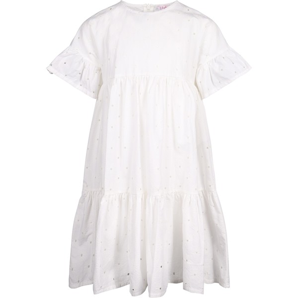 girls white eyelet dress