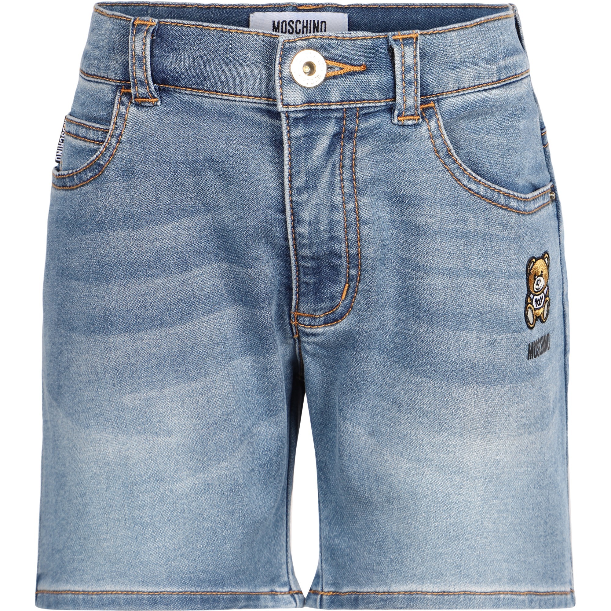 moschino denim shorts