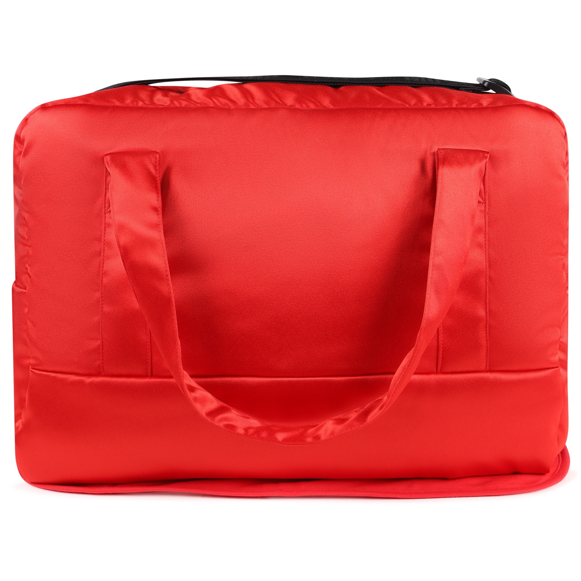 red pram bag