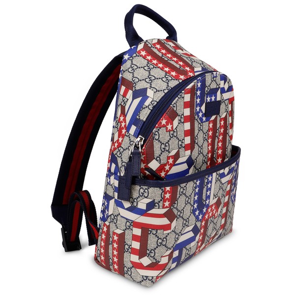 Backpack with "GG" Stars & Stripes Detailing