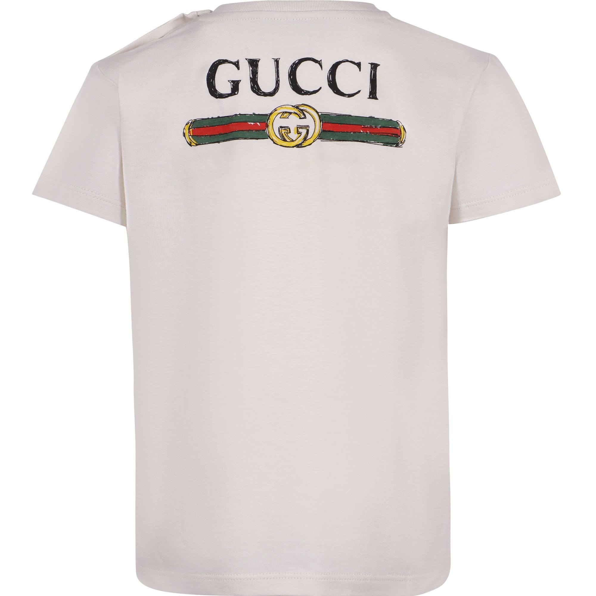 gucci snake t shirt white
