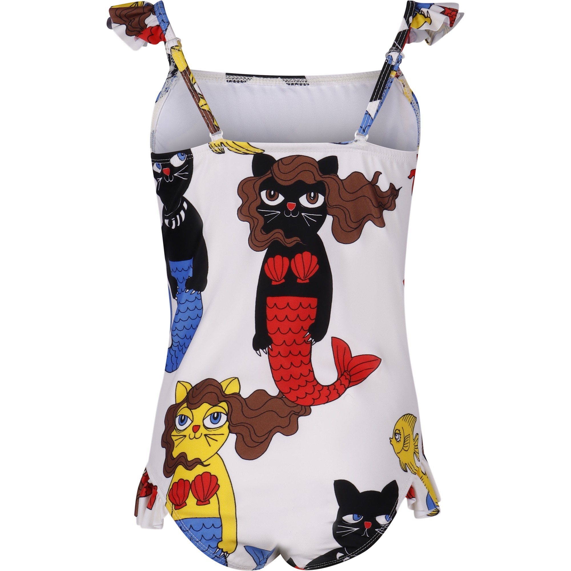 Mini Rodini Girls Cat Mermaid Swimsuit —