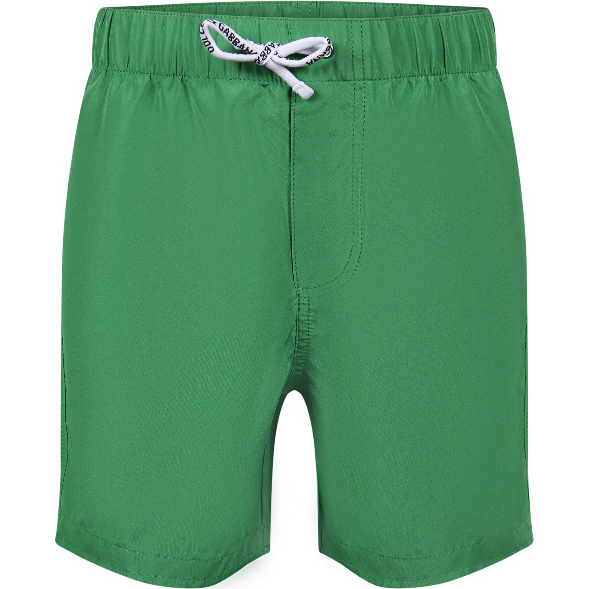 Dolce & Gabbana Baby Crown Swim Trunks in Green
