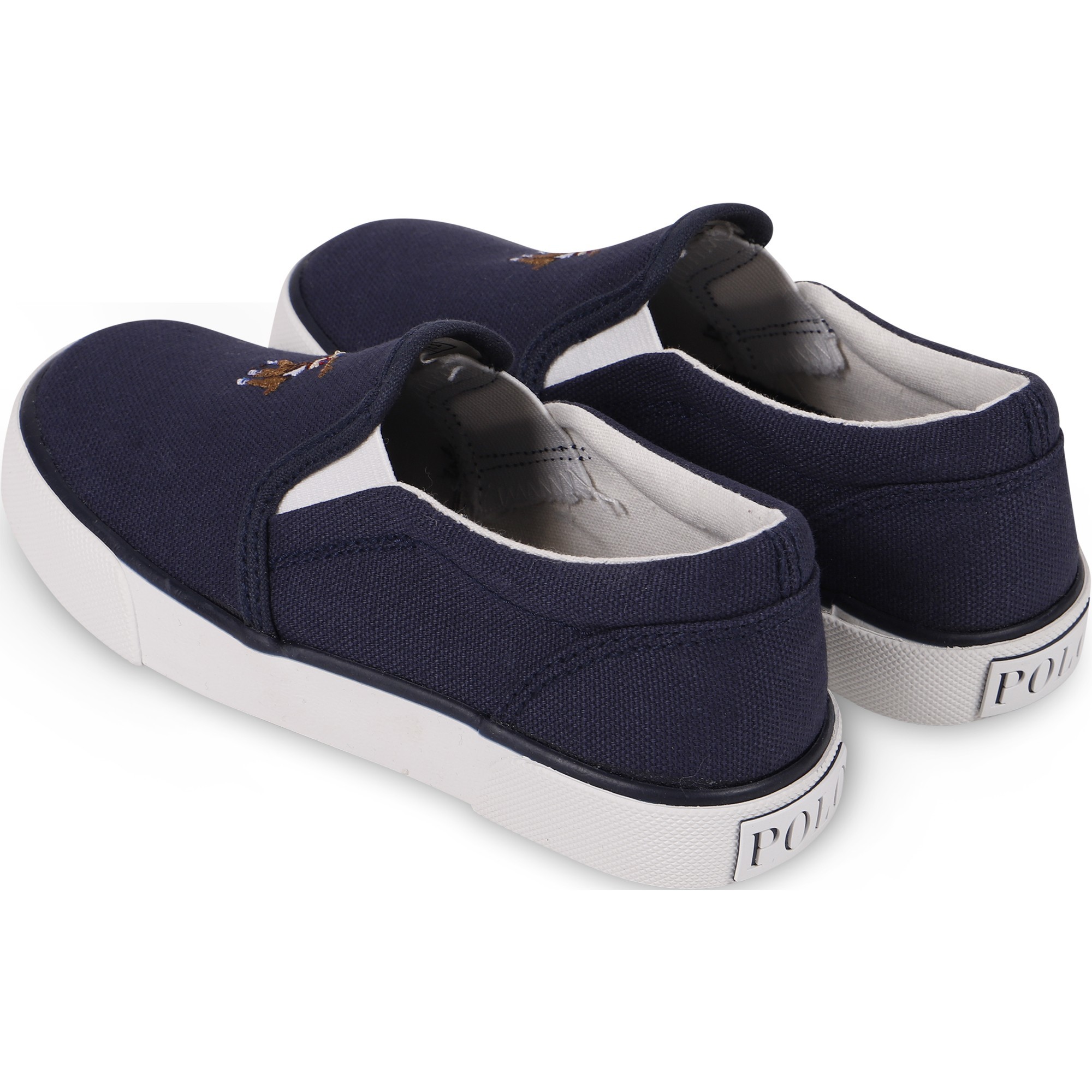 Polo Ralph Lauren Boys Plimsoll Shoes in Navy
