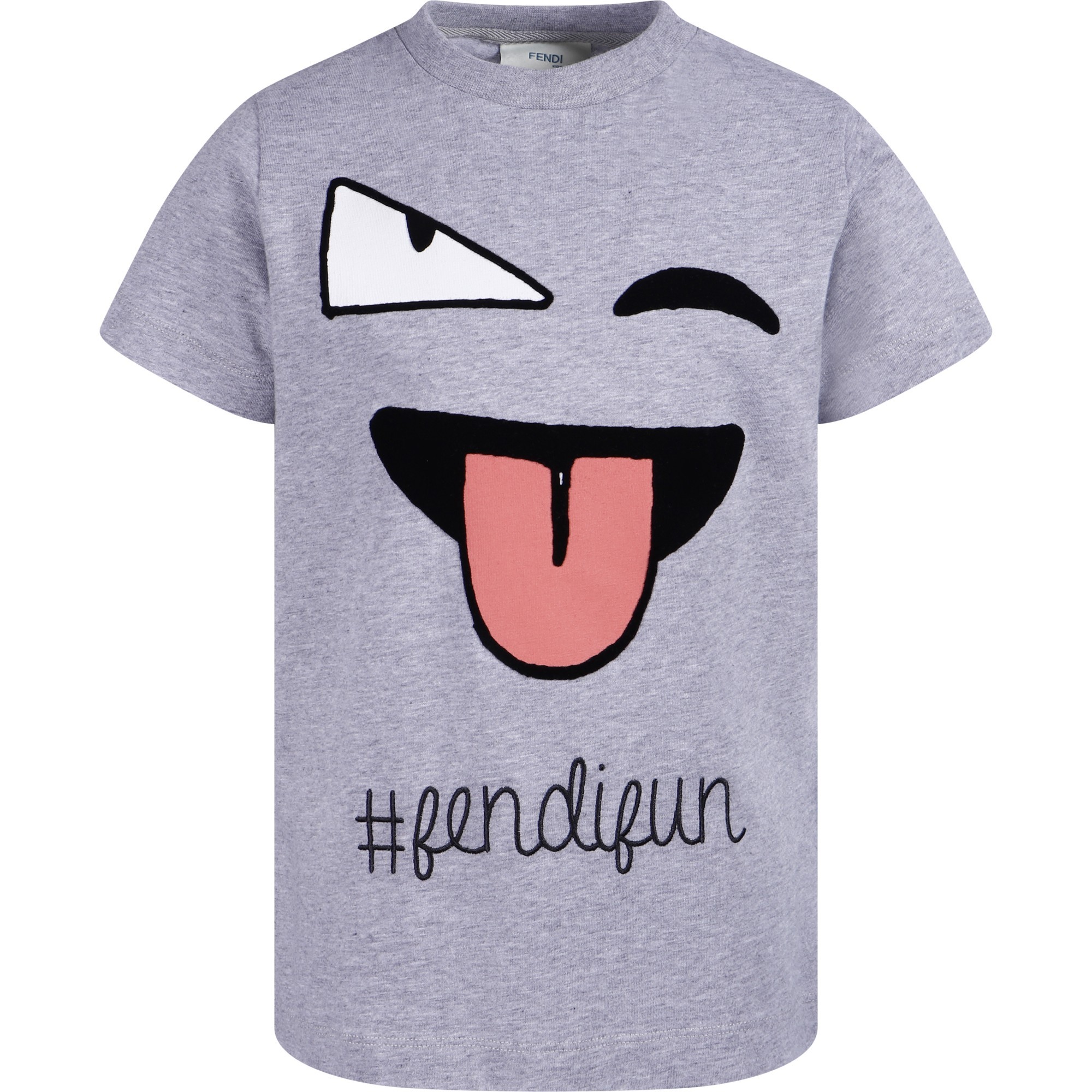 Fendi Boys "Fendi Fun" Hashtag TShirt