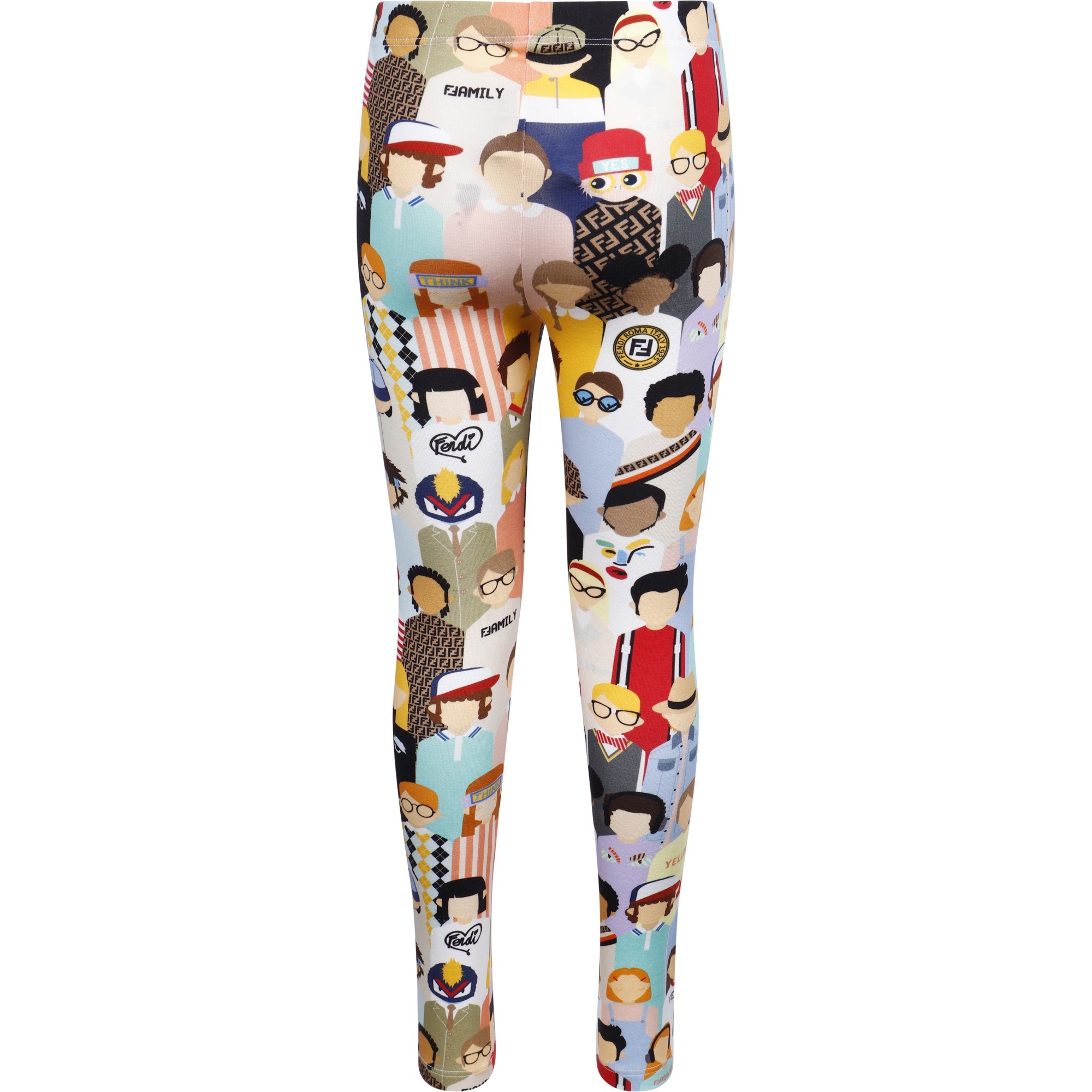 fendi print leggings