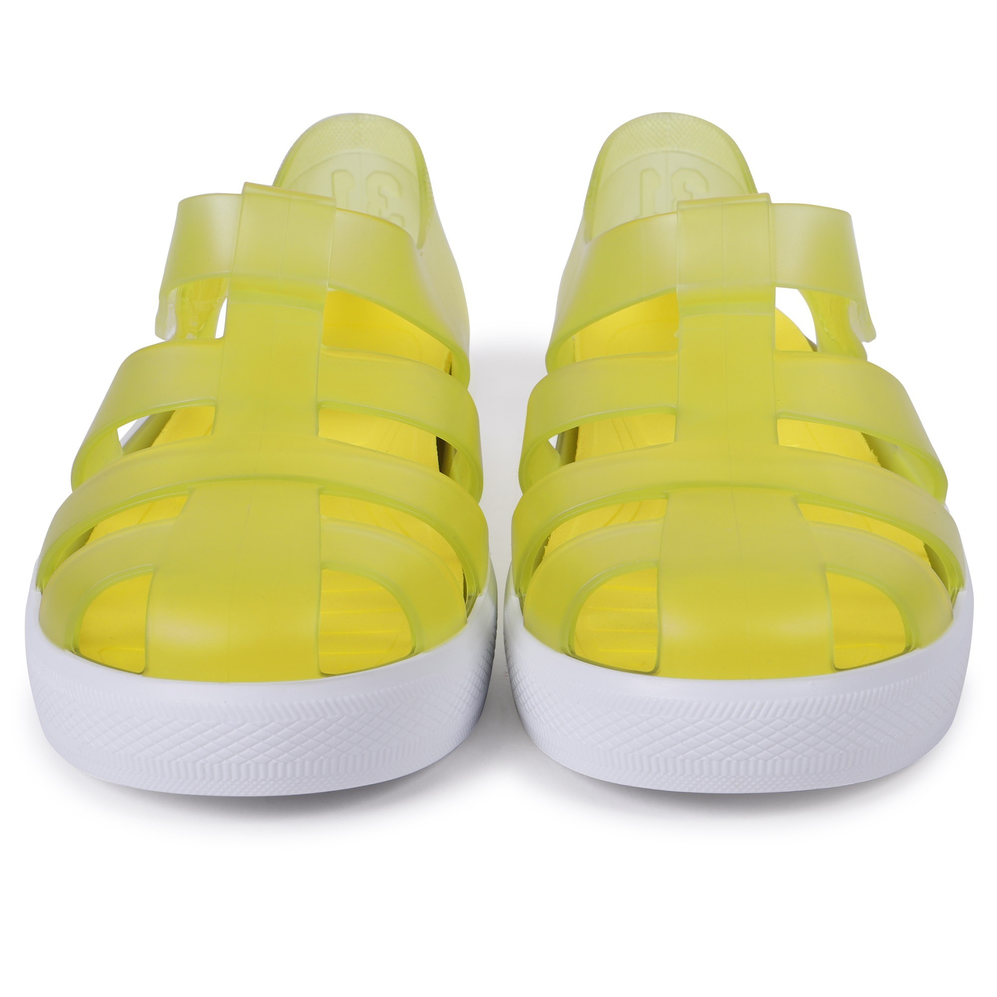 yellow jelly shoes