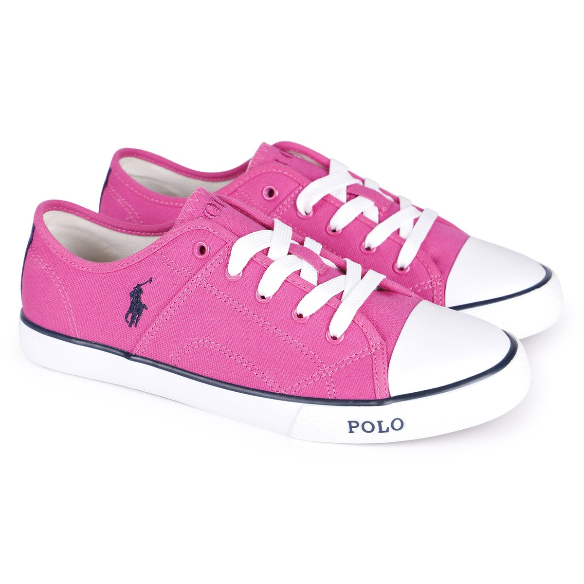 Polo Ralph Lauren Girls Logo Sneakers in Pink â BAMBINIFASHION.COM