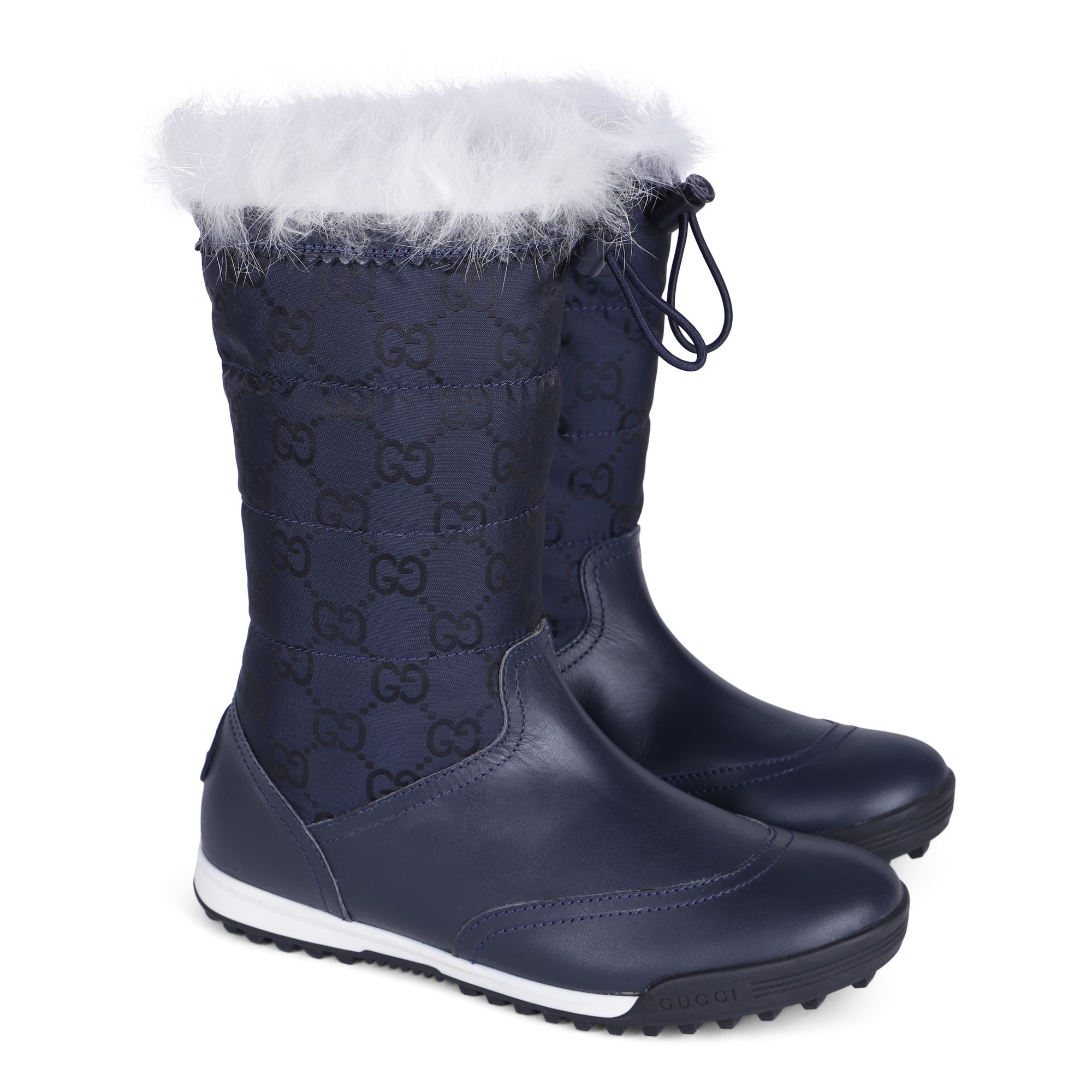 navy girls boots