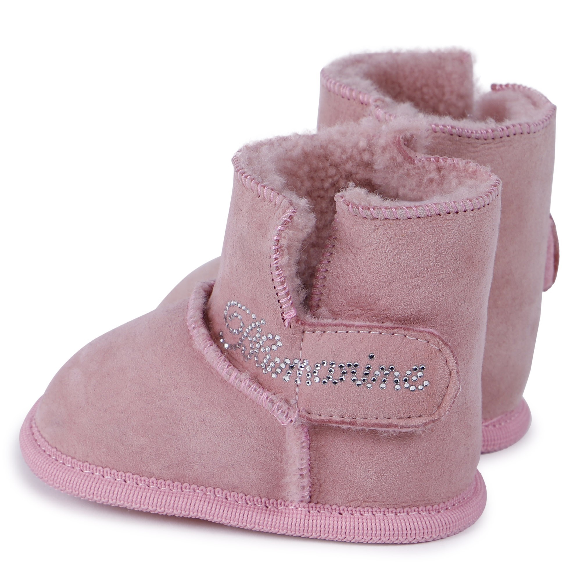 Miss Blumarine Baby Boots in Pink