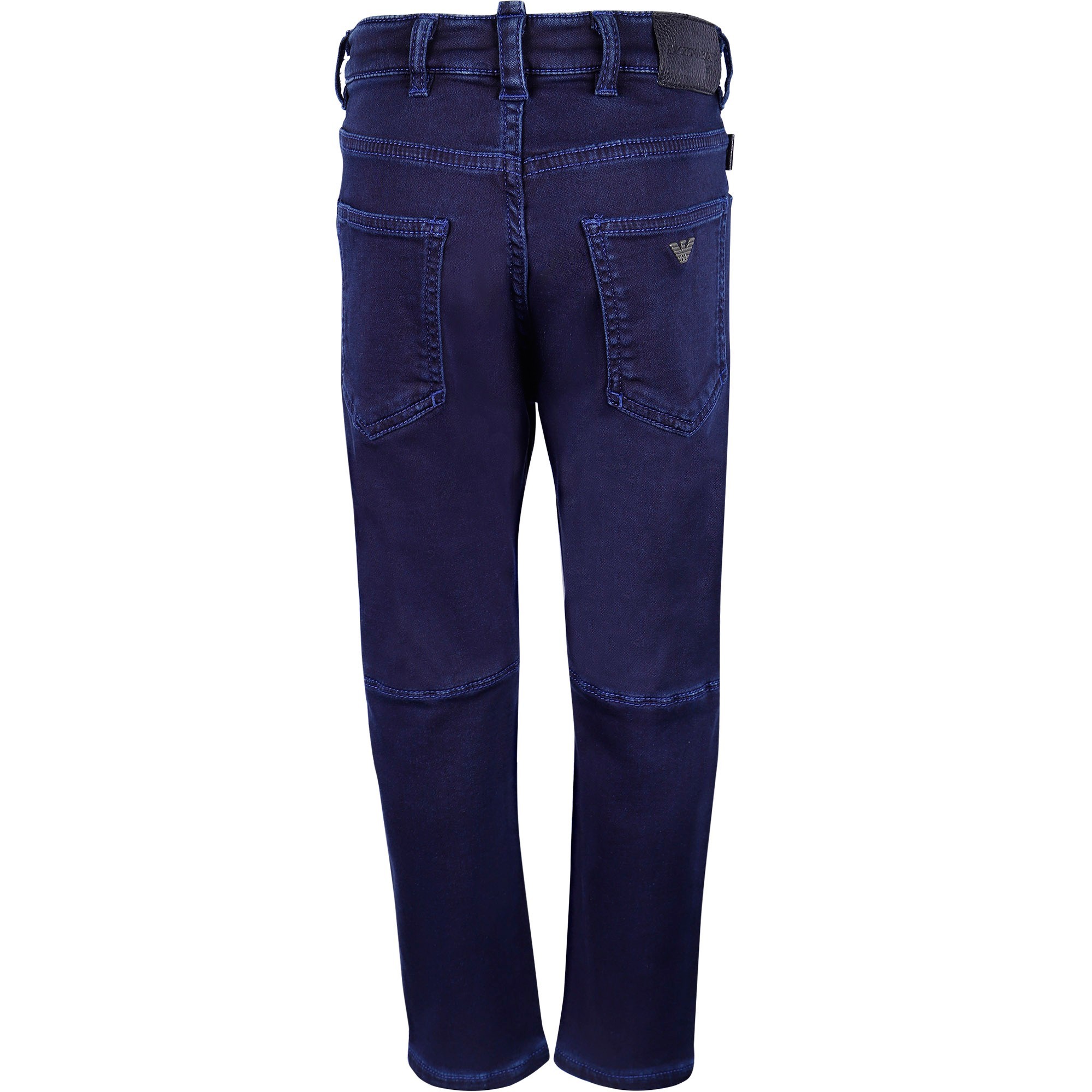 Emporio Armani Boys Trousers in Dark Indigo —