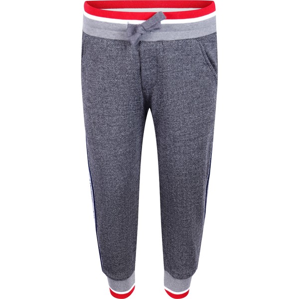 Boy Herringbone Tweed Tracksuit Pants in Grey Boy Herringbone Tweed Tracksuit Pants in Grey