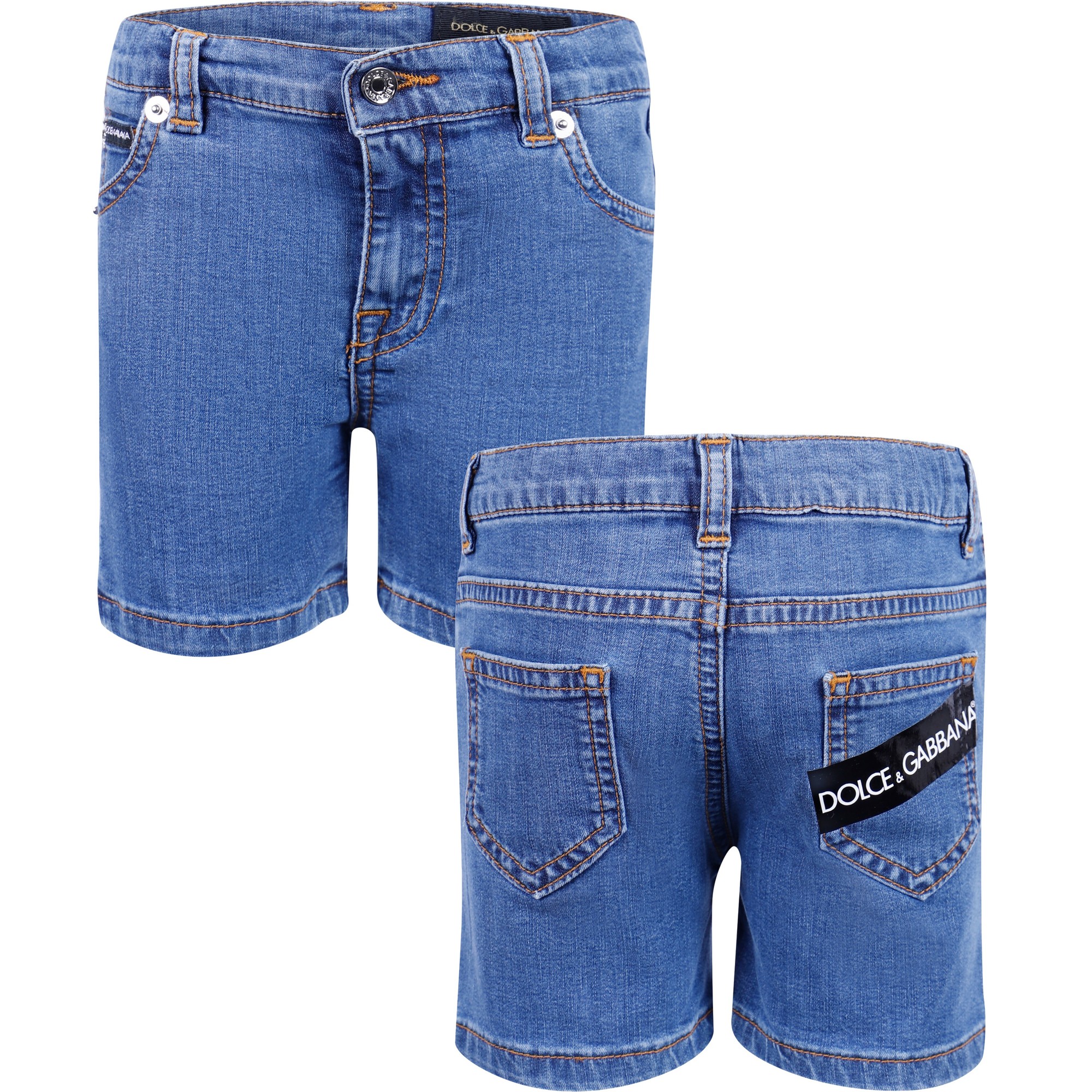 Dolce & Gabbana Baby Classic Denim Shorts