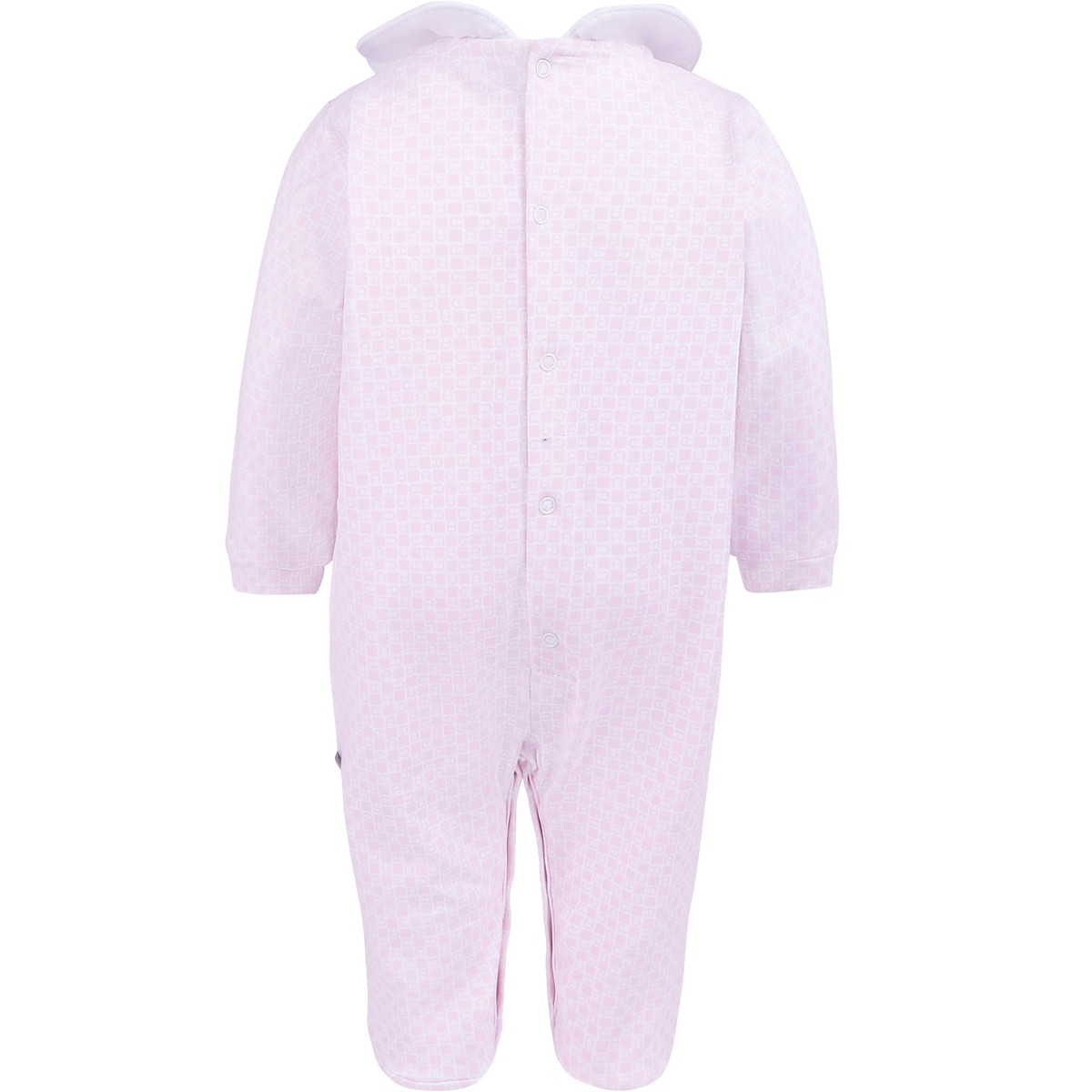 Aigner Kids Baby Collared Onesie in Pink