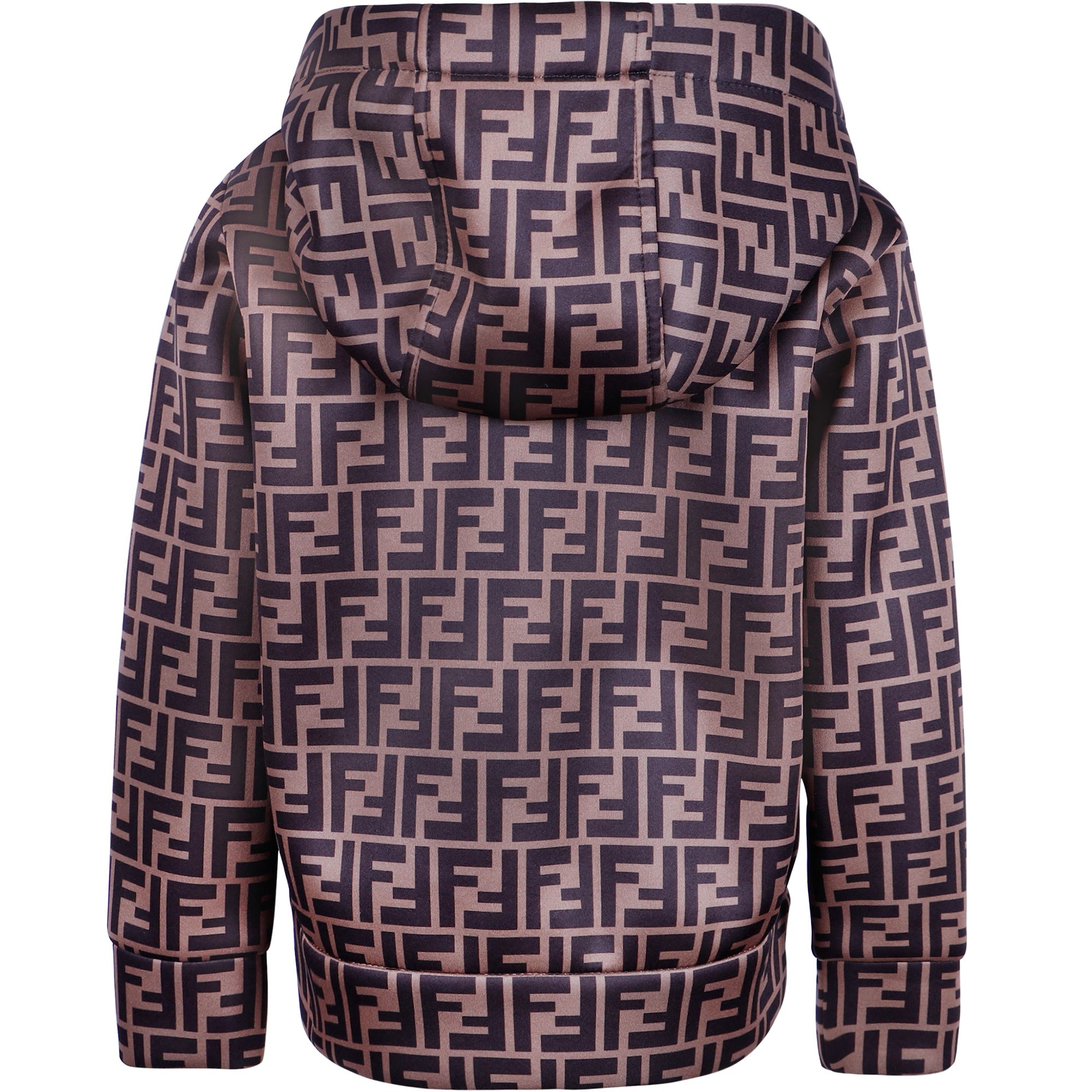 Fendi Boys "Doube F" Monster Eyes ZipUp Jacket