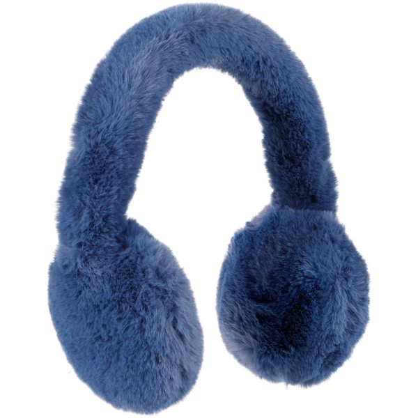 Il Gufo Fuzzy Teddy Earmuffs in Blue