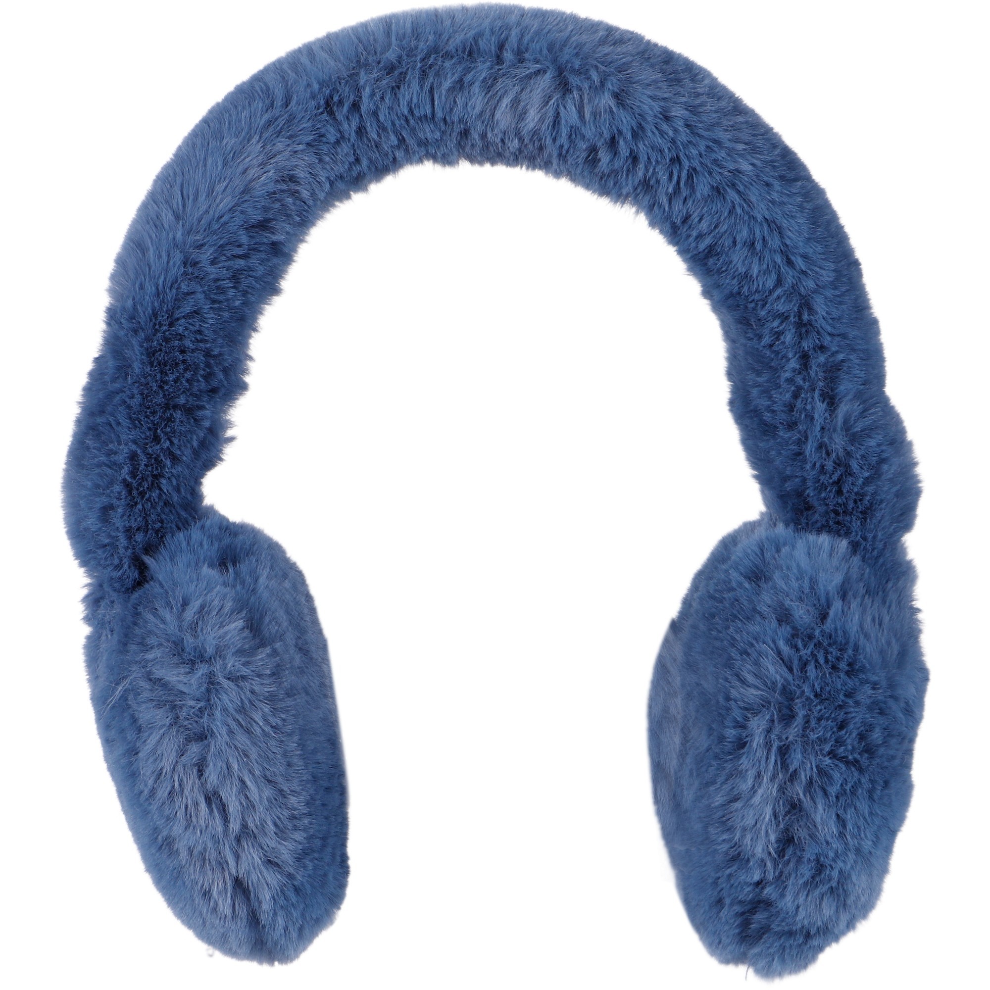 Il Gufo Fuzzy Teddy Earmuffs in Blue —