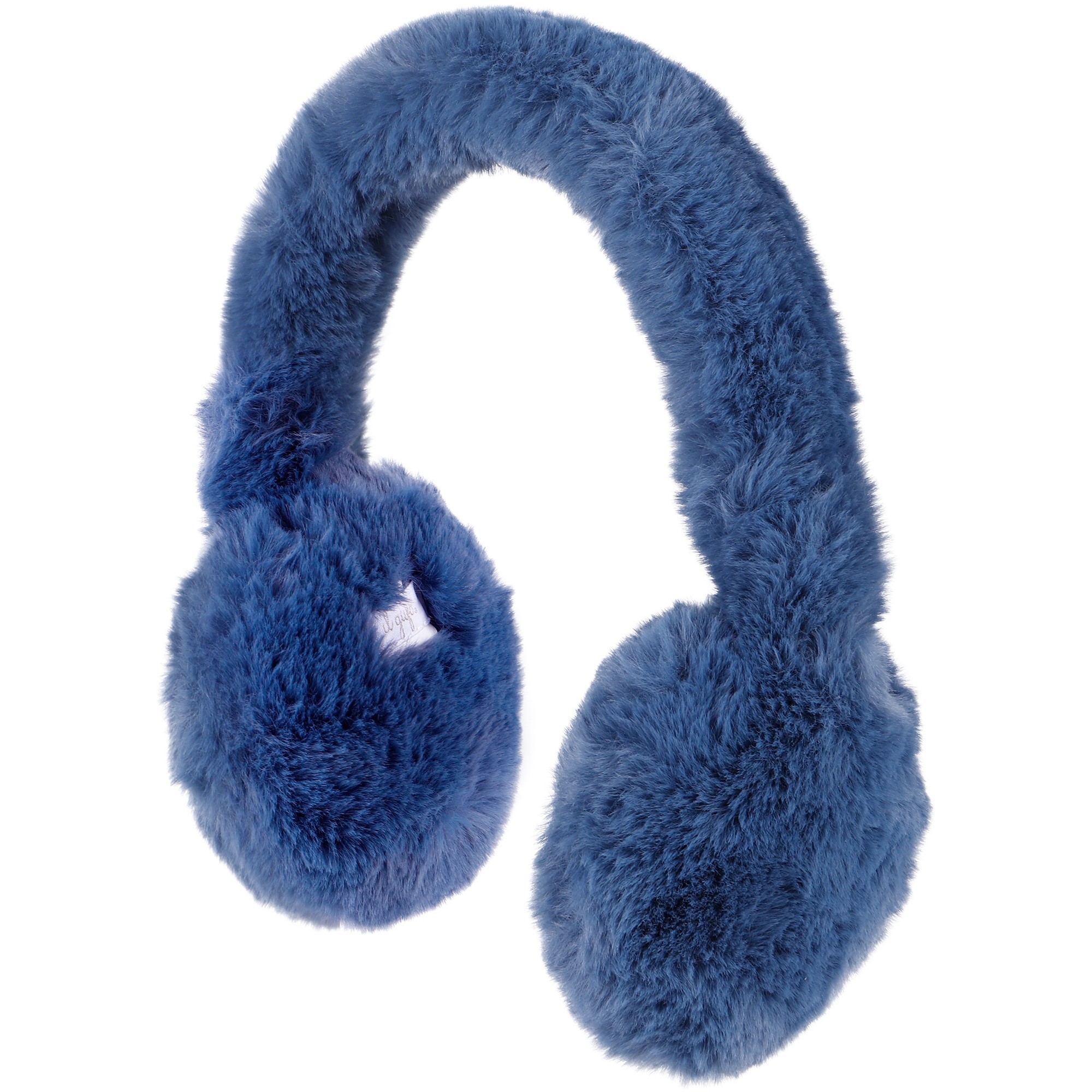 Il Gufo Fuzzy Teddy Earmuffs in Blue —