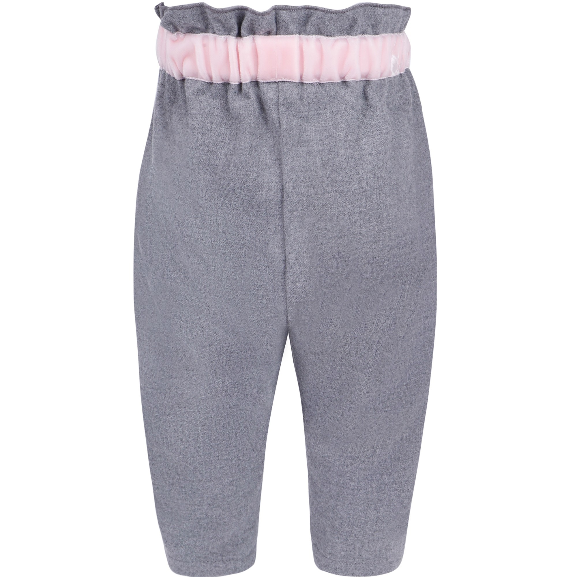 Il Gufo Baby Ribbon Bow Leggings —