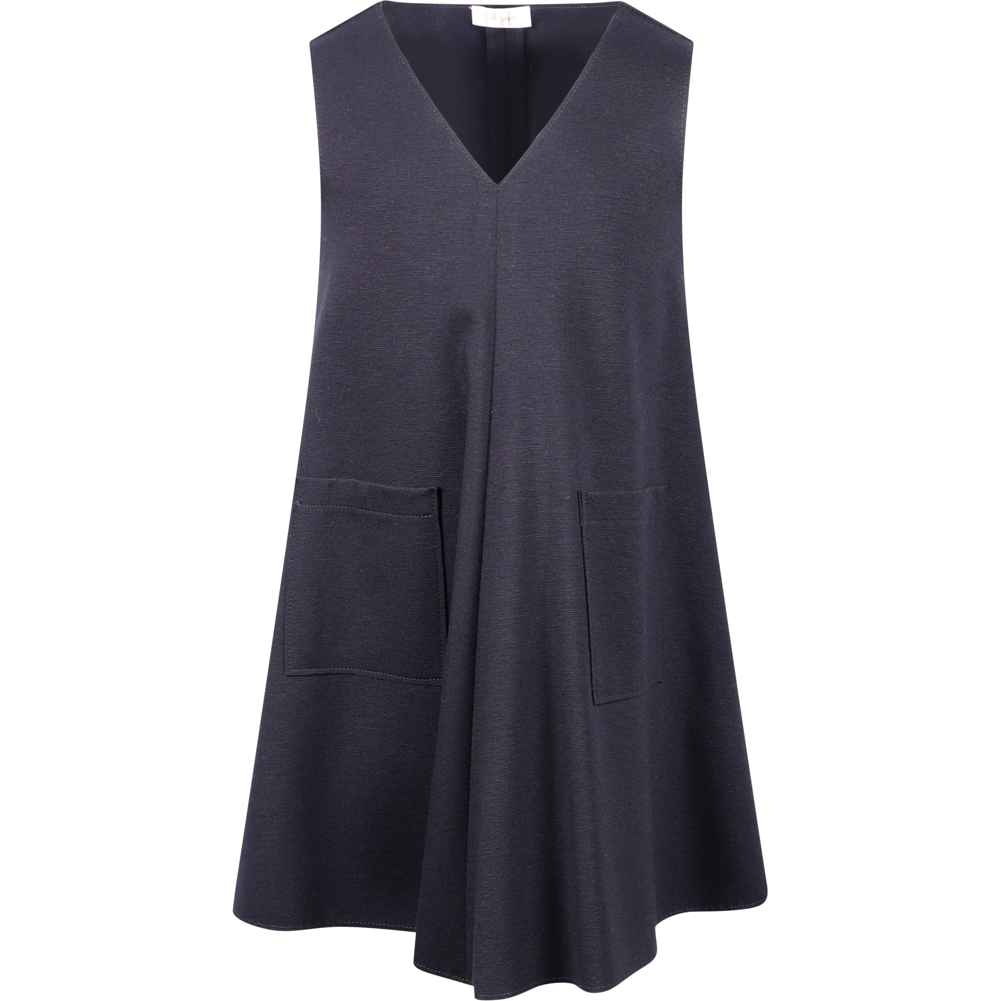 black sack dress