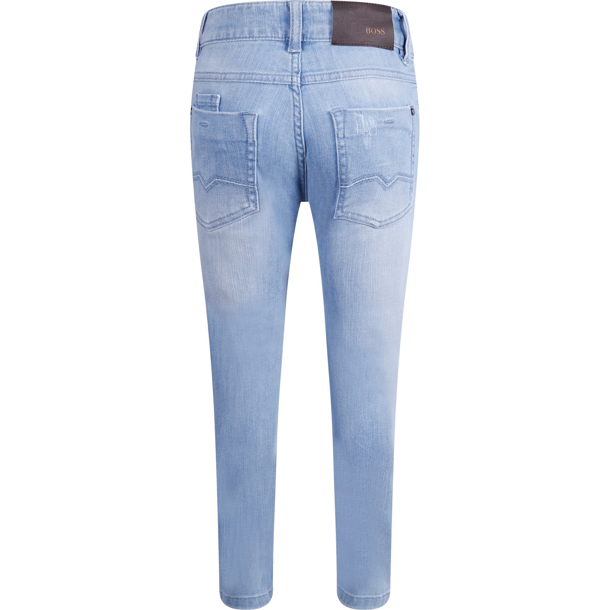 Medium Light Blue Skinny Jeans: Trendy Style - 08t78rd